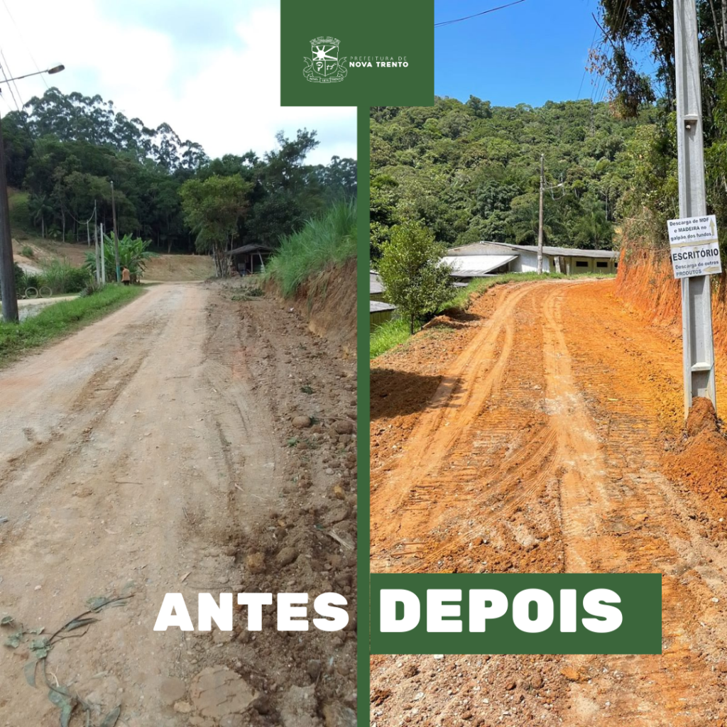 Secretaria De Obras Conclui Alargamento Da Rua Arno Zierke No Distrito