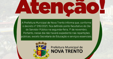 Prefeito decreta luto oficial pela morte de ex-primeira-dama – Prefeitura  de Nova Trento