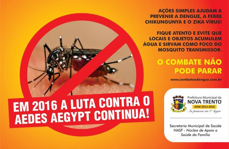 Fique alerta, pode ser Dengue!, Secretaria Municipal da Saúde