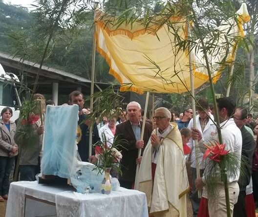 Celebração na comunidade Valsugana