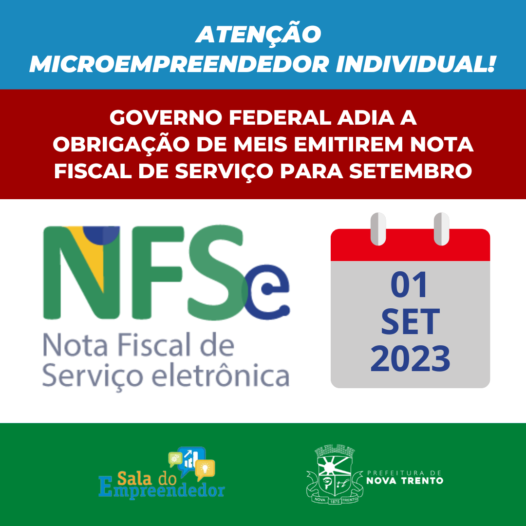 NFS-e Nacional – MEI tem prazo prorrogado da obrigação – Inventti