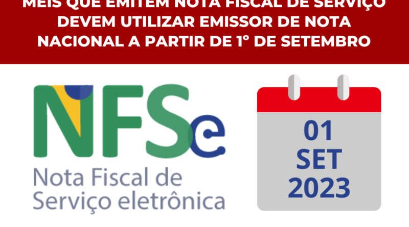 MEI - Como Emitir Nota Fiscal Gratuita no Sistema Nacional de Emissão de  NFS-e! Prestação de Serviço 
