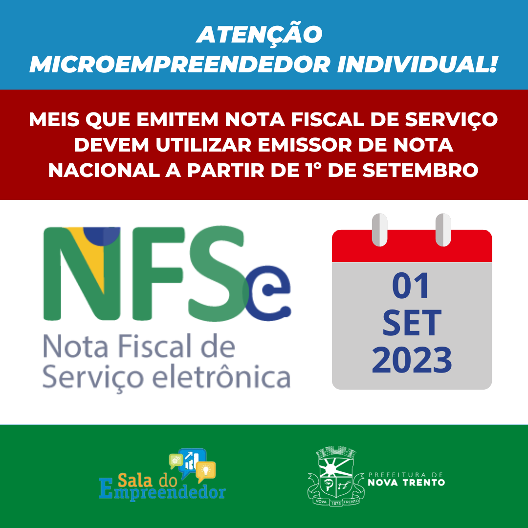 MEIs deverão usar o novo sistema para emissão da NFS-e a partir desta  sexta-feira (01) - Município de São Miguel do Iguaçu - PR