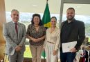 Em Brasília, prefeito e secretárias de Assistência Social e Saúde buscam recursos para Nova Trento