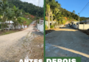 Confira o antes e depois da pavimentação da rua Roseli Terezinha Gandin, no Centro