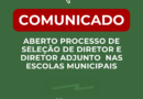 Edital de Seleção para Diretores e Diretores Adjuntos Escolares de Nova Trento/SC: Apresentação e Aprovação dos Planos de Gestão Escolar